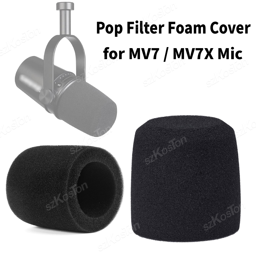 Shure Mic Mv7 - Penutup Pelindung Busa Spons Peredam Kebisingan
