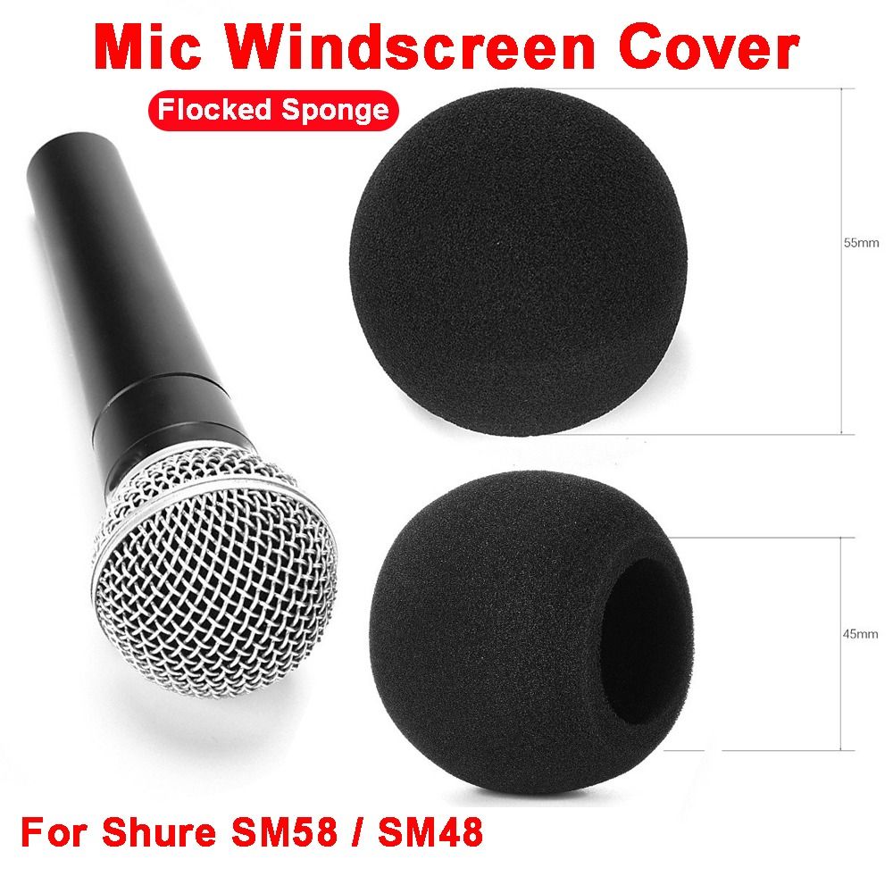 Shure Mic Mv7 - Penutup Mikrofon Pengganti, Busa Spons Berlapis,