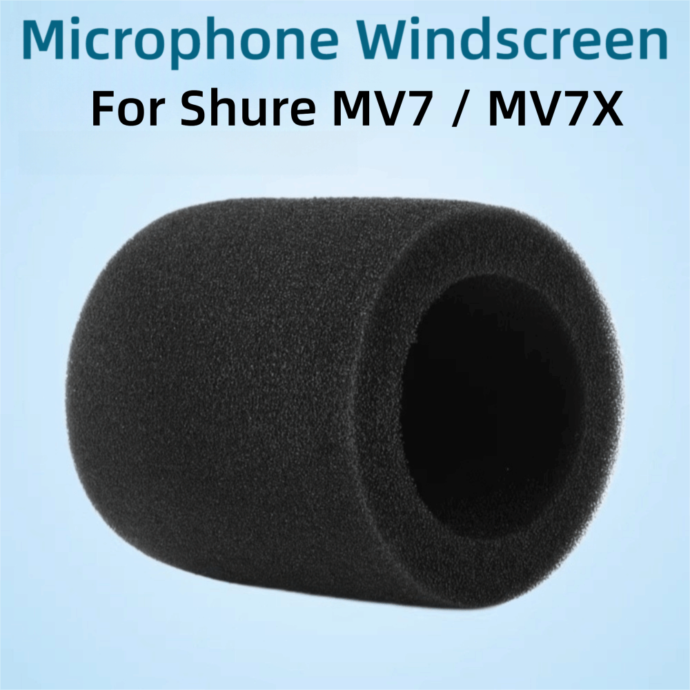 Shure Mic Mv7 - Penutup Mikrofon Pengganti, Busa Spons Berlapis,