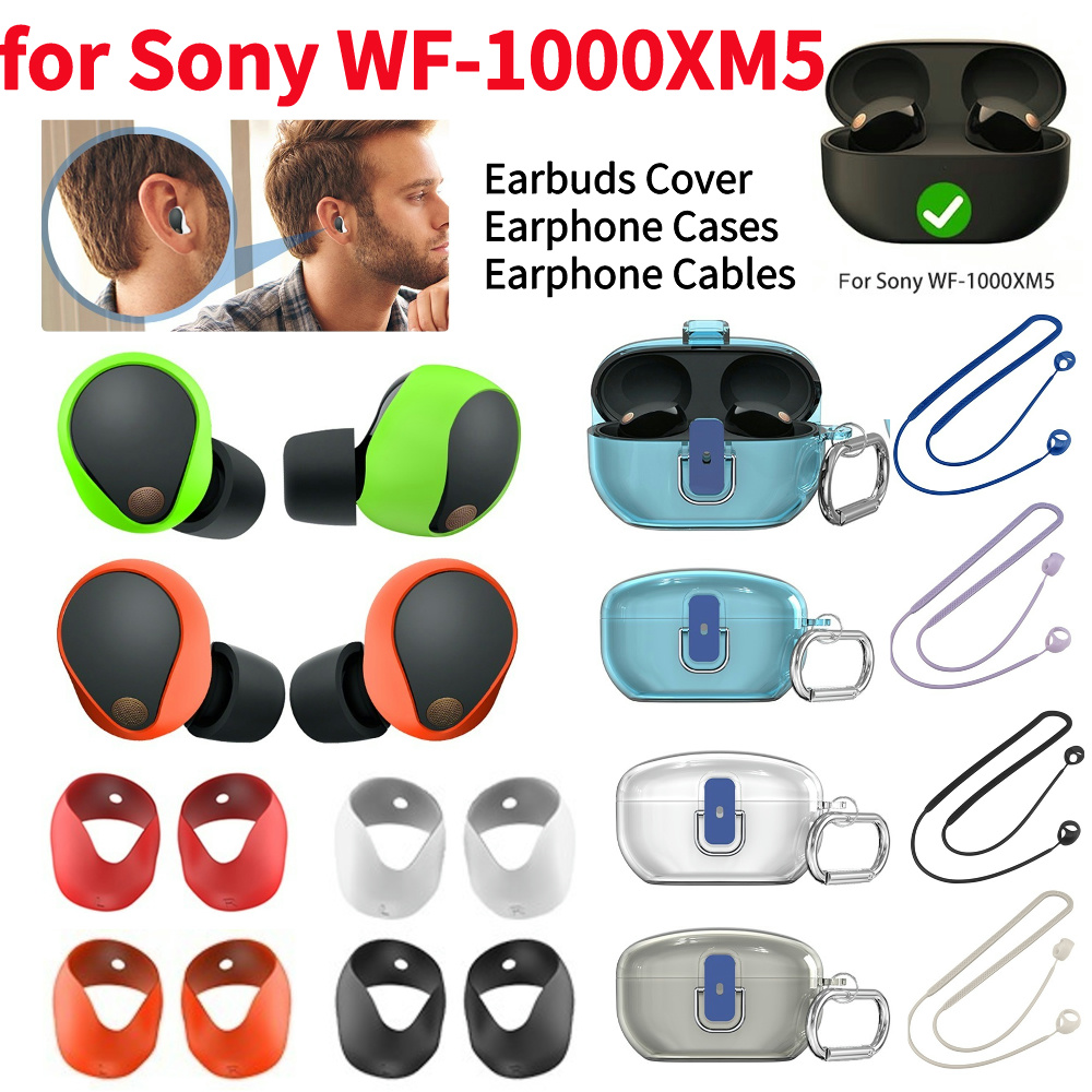 Sony Headphone Wf-1000Xm5 - 5 pasang penutup earbud silikon 5