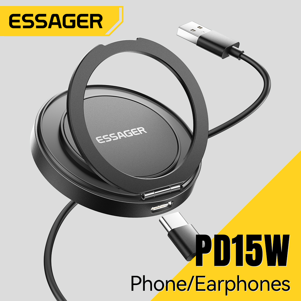 Pengisi Daya Nirkabel Magnetik - Usb C Earphone ulasan dan harga