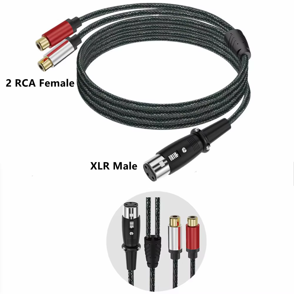 Kabel Patch Splitter XLR Male  - Audio Splitter Y ulasan dan harga