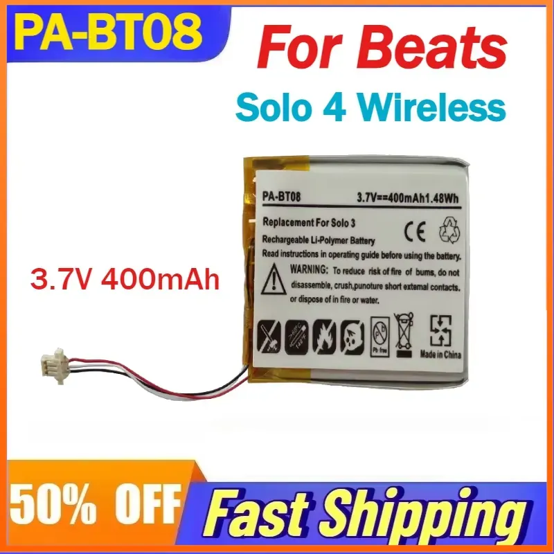 Baterai Li-ion Isi Ulang PA-BT - Beats Headphone Solo 4 ulasan dan harga
