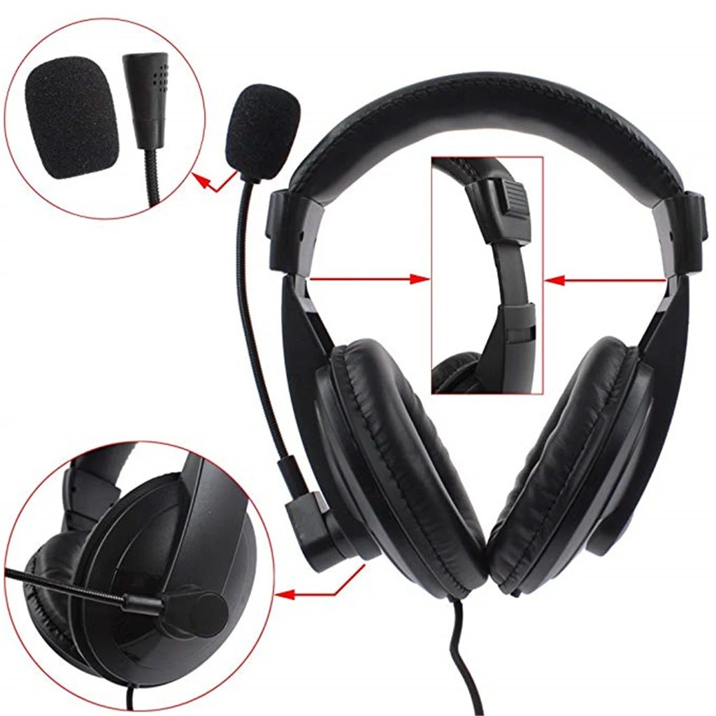 Headphone Overhead pembatalan  - Wired Earphone Mic ulasan dan harga