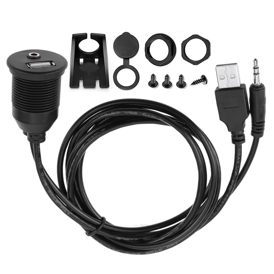 1M USB & 3.5mm AUX laki-laki k - Cable Extension 3.5 ulasan dan harga