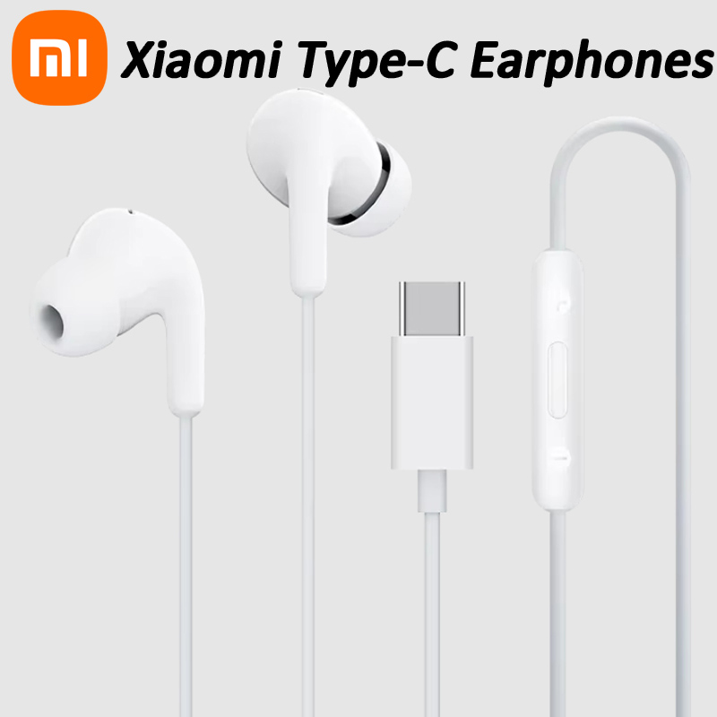 Earphone Xiaomi Type-C Origina - Wired Earphone Mic ulasan dan harga