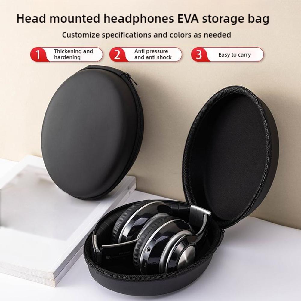 Kotak Penyimpanan Earphone PU  - Headphone Case Hard ulasan dan harga