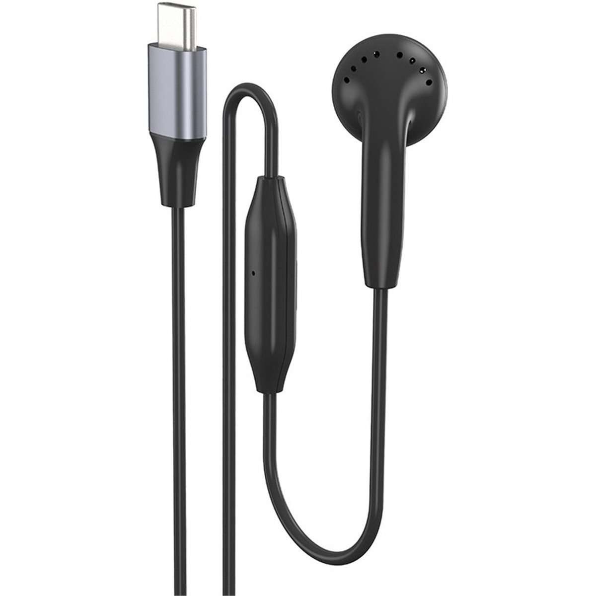 DT75BG Tipe C Earbud Tunggal d - Wired Earphone Mic ulasan dan harga